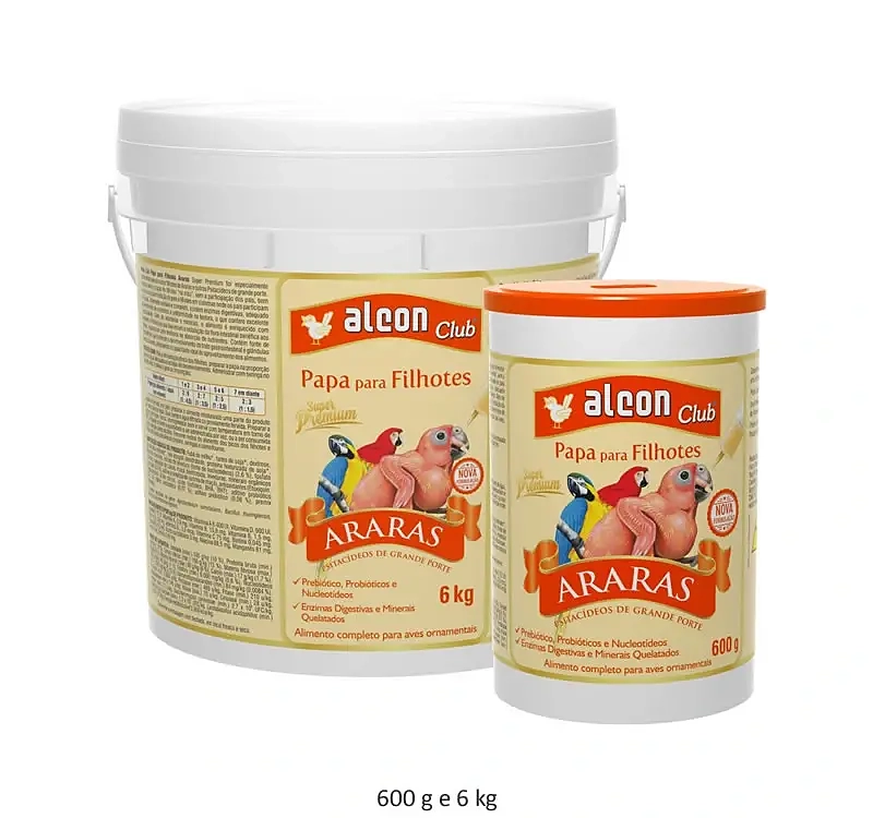 Alcon Club Papa para Filhotes Araras