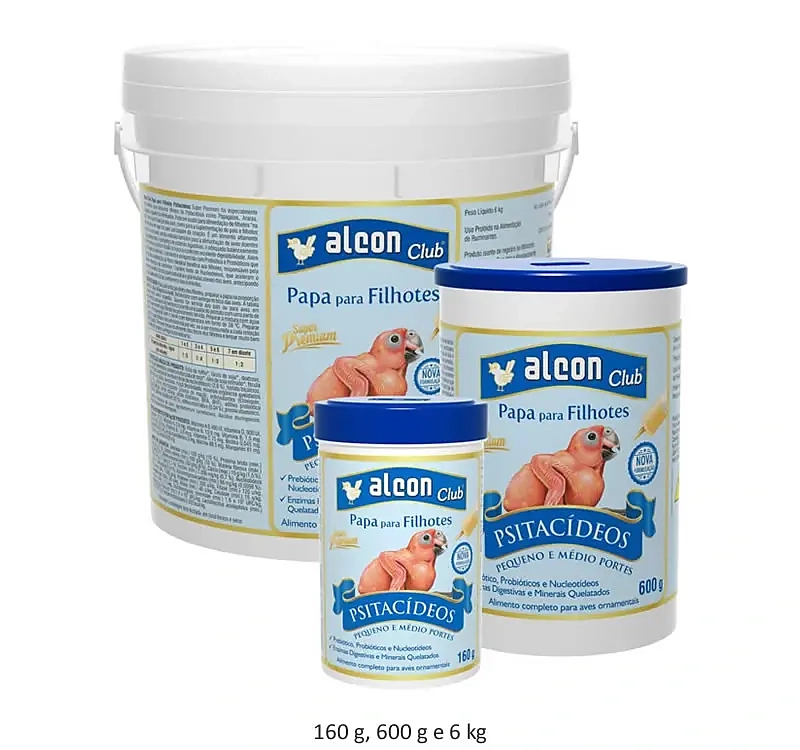 Alcon Club Papa para Filhotes Psitacídeos