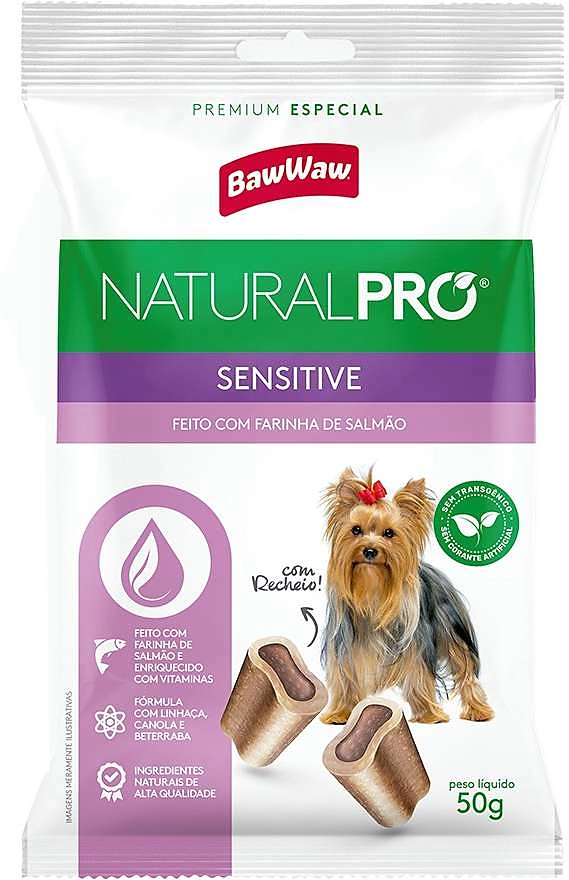 Snack Baw Waw Natural Pro para Cães Sensitive