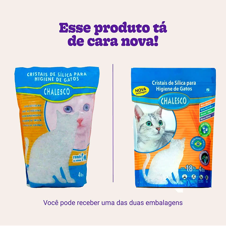 Areia Sanitária Chalesco Cristais de Sílica