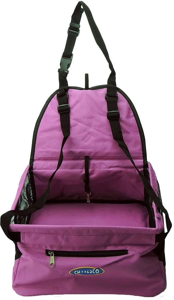 Assento Car Seat Chalesco Rosa para Cães e Gatos
