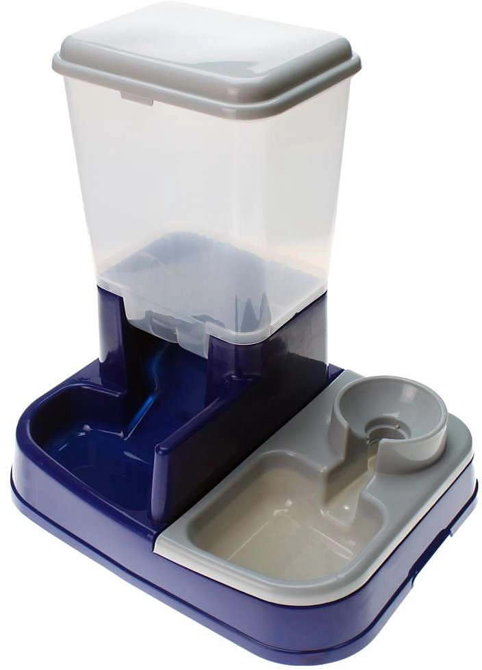 Bebedouro e Comedouro Chalesco Dual Pet