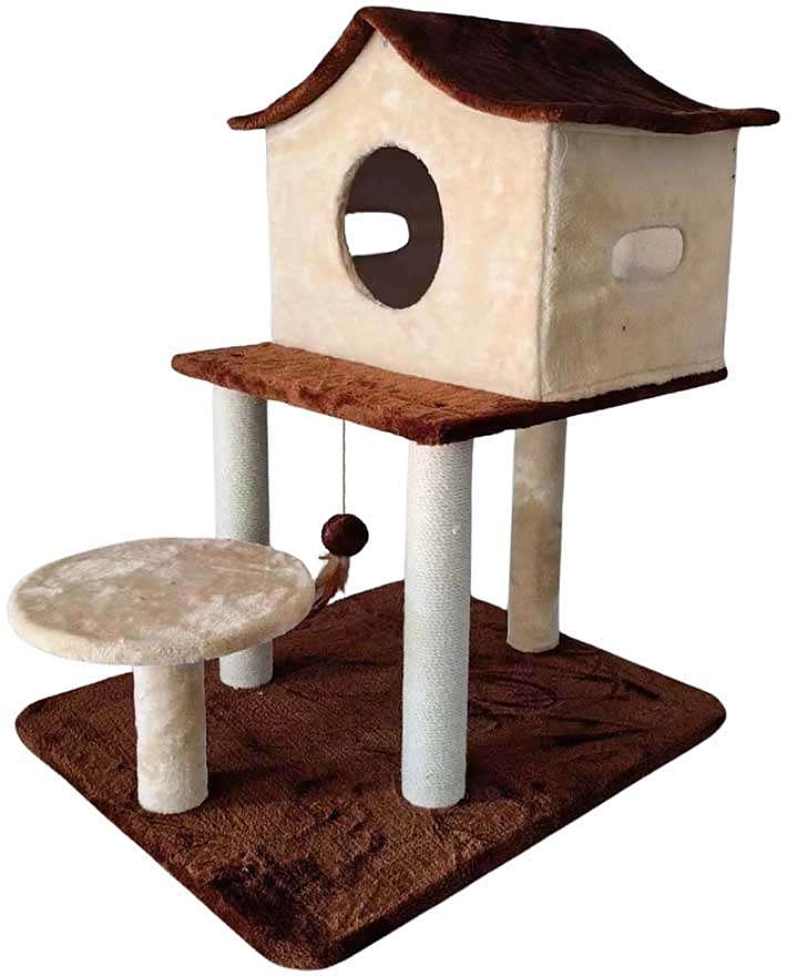 Brinquedo Arranhador Casinha com Base