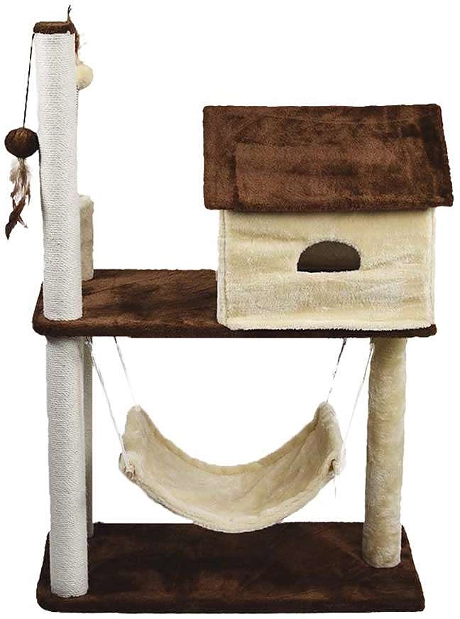 Brinquedo Arranhador Casinha com Rede