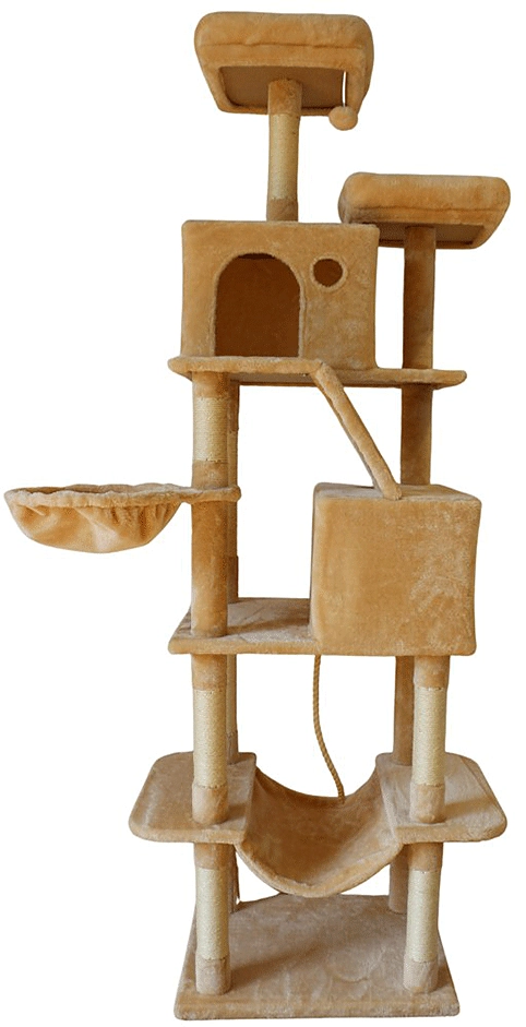 Brinquedo Arranhador Chalesco 7 Bases Orlando