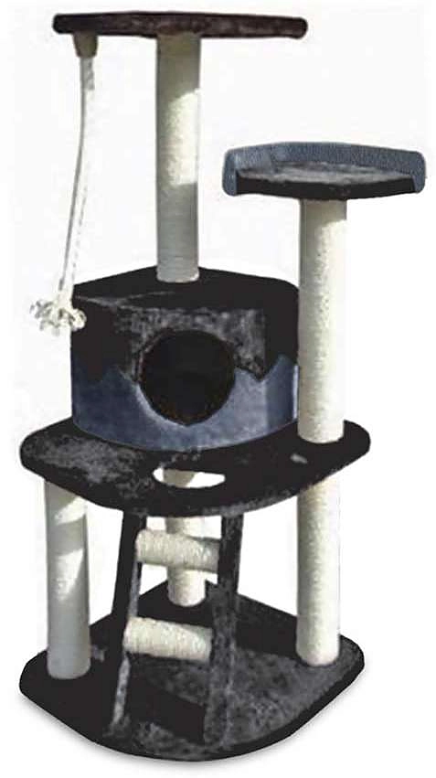 Brinquedo Arranhador Torre 3 Andares com Escada