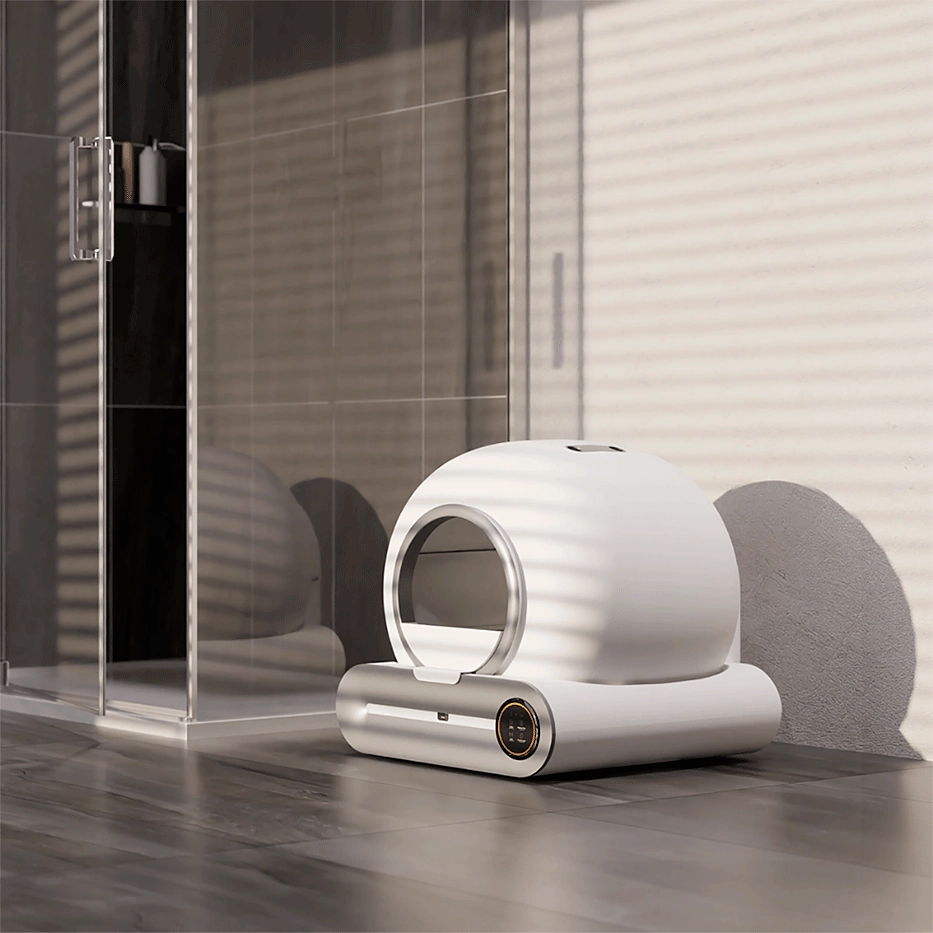 Caixa de Areia Automática Chalesco T-Pro para Gatos