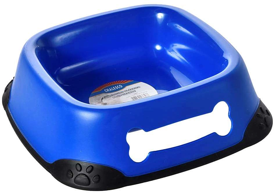 Comedouro Plástico Azul para Cães