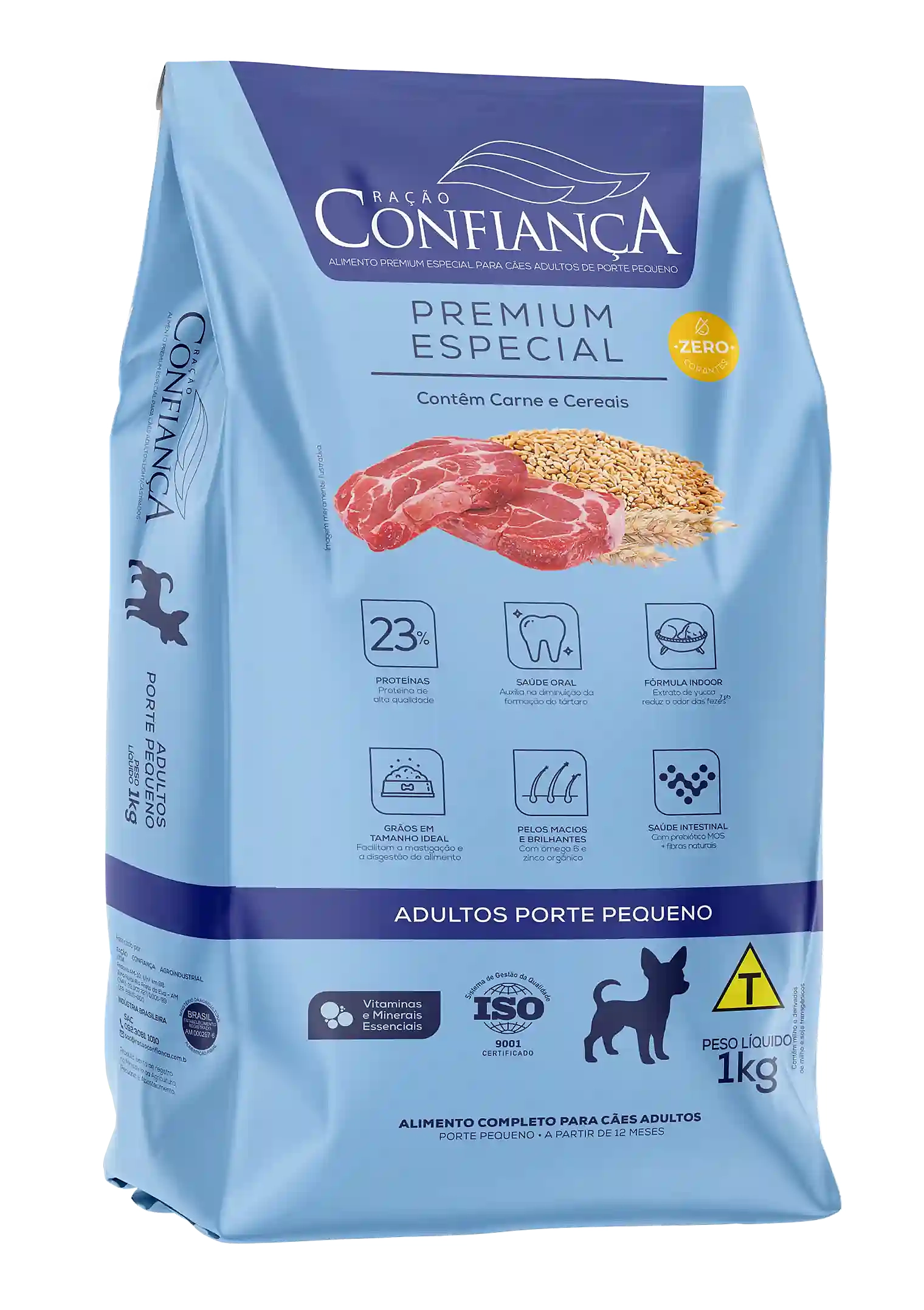 Ração Confiança Cães Porte Pequeno Adulto