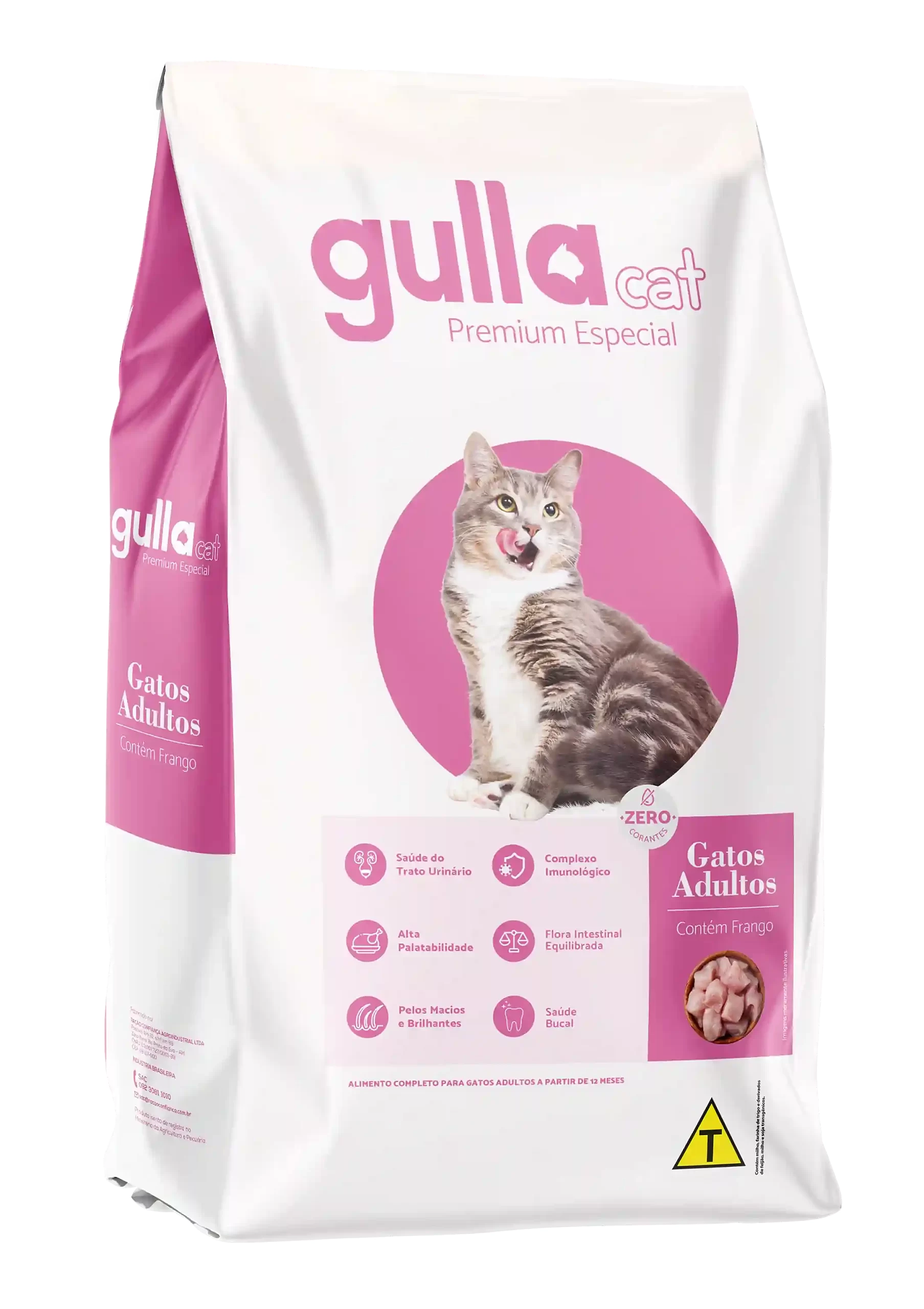 Ração GullaCat Adulto