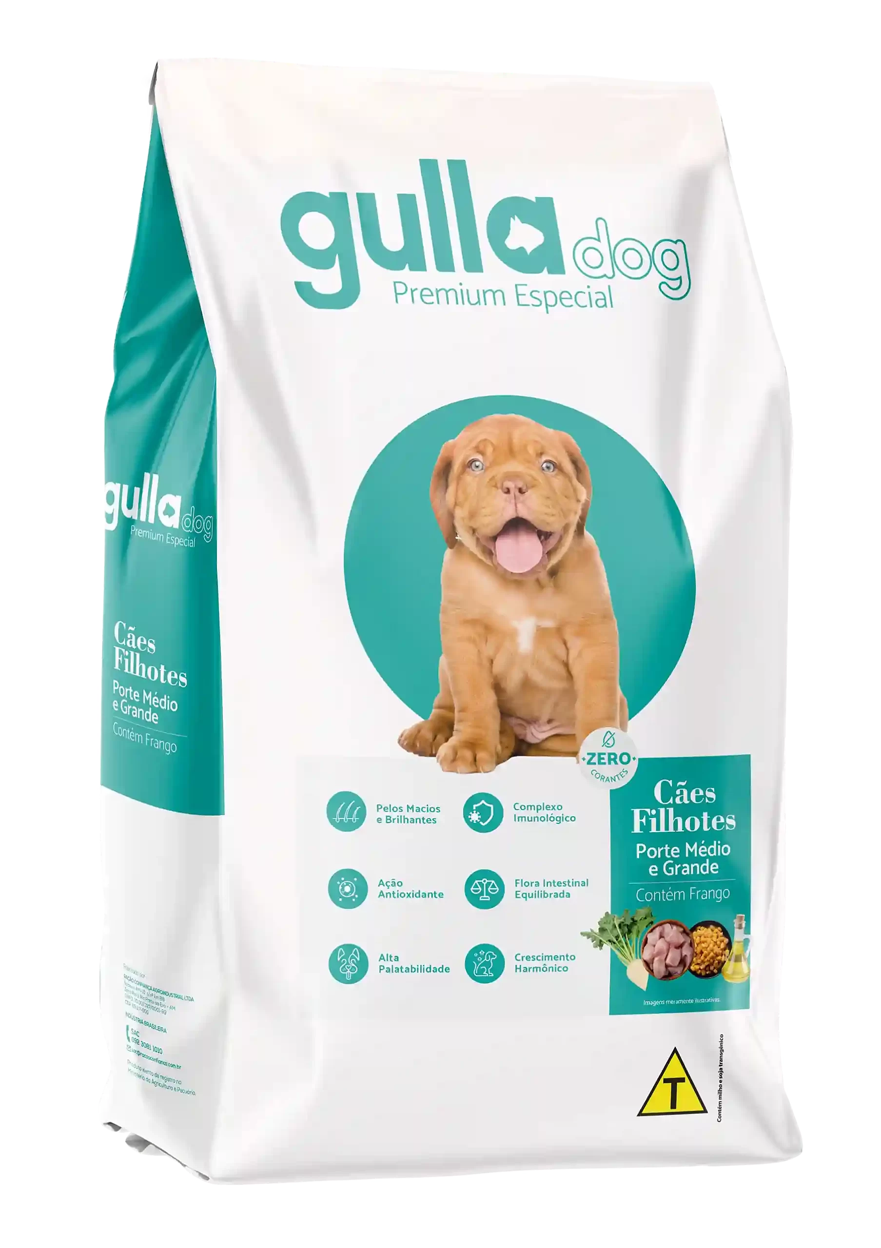 Ração GullaDog Porte Médio e Grande Filhote