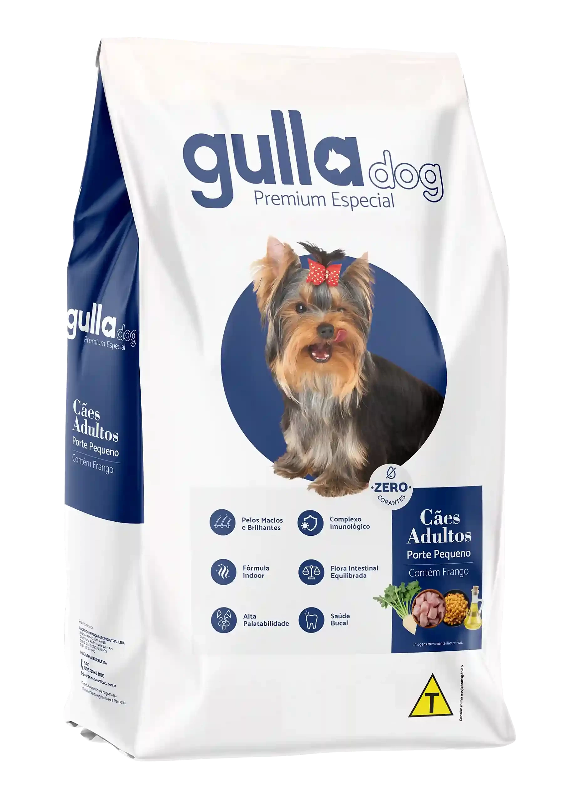 Ração GullaDog Porte Pequeno Adulto