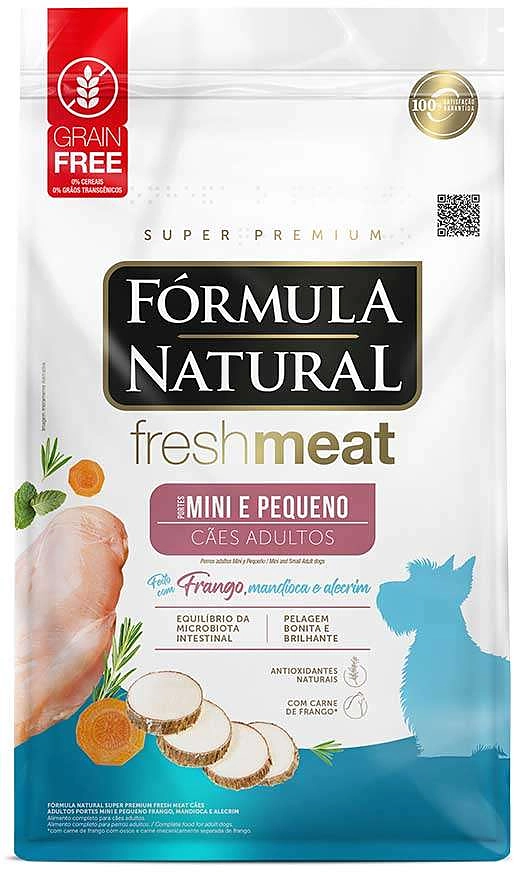 Ração Seca Fórmula Natural Fresh Meat Cães Adultos Raças Mini e Pequena
