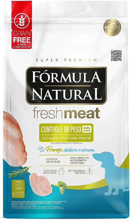 Ração Seca Fórmula Natural Fresh Meat Cães Light Raças Mini e Pequena