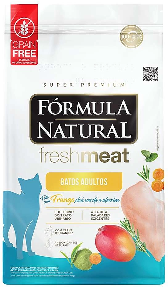 Ração Seca Fórmula Natural Fresh Meat Frango para Gatos Adultos