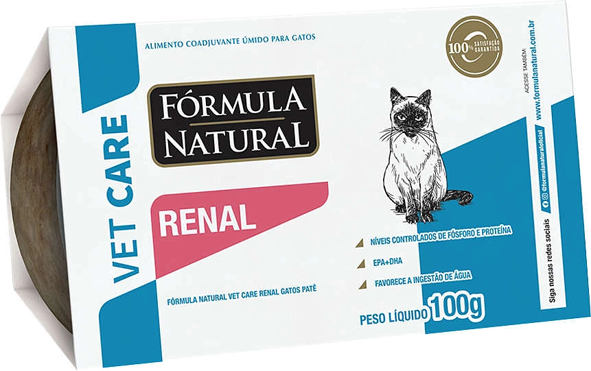 Ração Úmida Fórmula Natural Vet Care Renal para Gatos