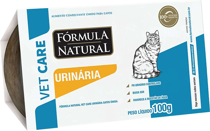 Ração Úmida Fórmula Natural Vet Care Urinária para Gatos