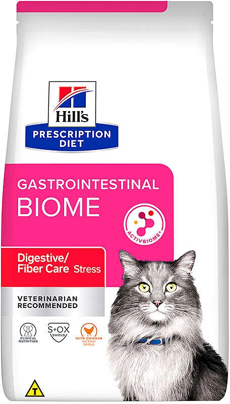 Ração Seca Hill's Prescription Diet Gastrointestinal Biome para Gatos Adultos