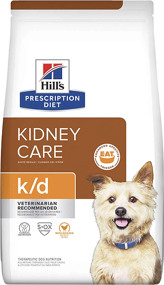 Ração Seca Hill's Prescription Diet k/d Cuidado Renal para Cães Adultos