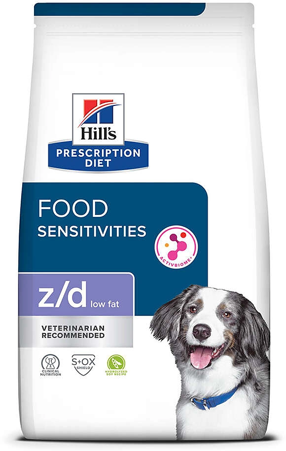 Ração Seca Hill's Prescription Diet z/d Food Sensitivities para Cães Adultos e Sênior sabor Frango