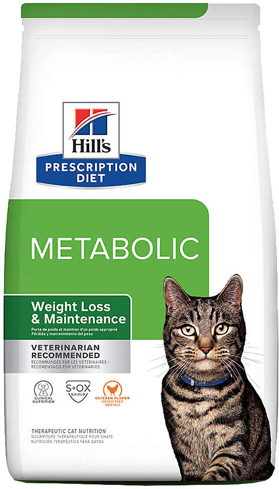 Ração Seca Hill's Prescription Metabolic Perda e Manutenção de Peso para Gatos
