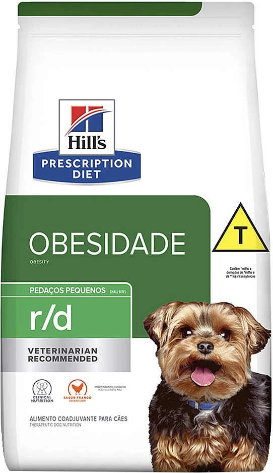 Ração Seca Hill's Prescriptions Diet r/d Pedaços Pequenos Redução de Peso para Cães Adultos