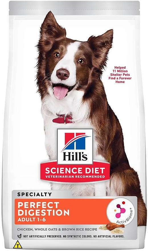 Ração Seca Hill's Science Diet Digestão Perfeita Frango para Cães Adultos
