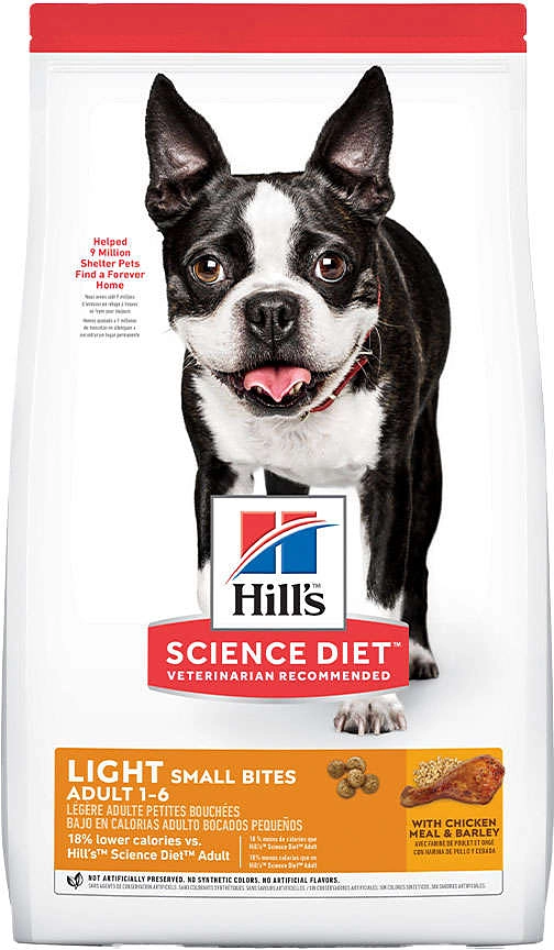 Ração Seca Hill's Science Diet Light Pedaços Pequenos para Cães Adultos