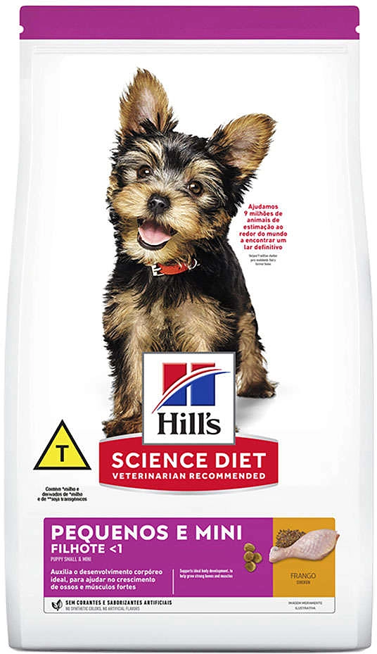 Ração Seca Hill's Science Diet para Cães Filhotes Raças Minis e Pequenas