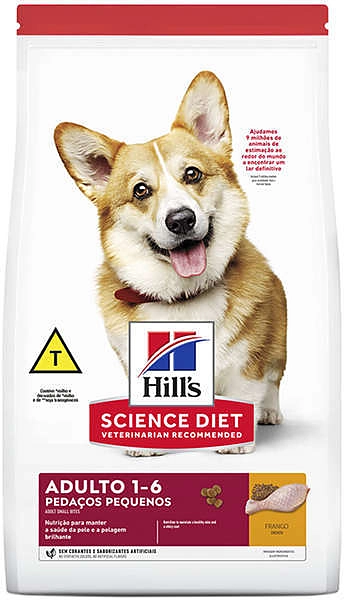 Ração Seca Hill's Science Diet Pedaços Pequenos para Cães Adultos