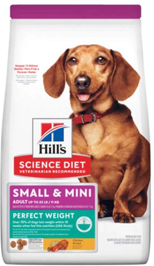 Ração Seca Hill's Science Diet Peso Perfeito Frango para Cães Adultos Porte Pequeno e Mini