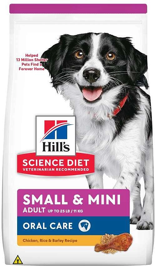 Ração Seca Hill's Science Diet Saúde Dental Frango para Cães Adultos Porte Pequeno e Mini