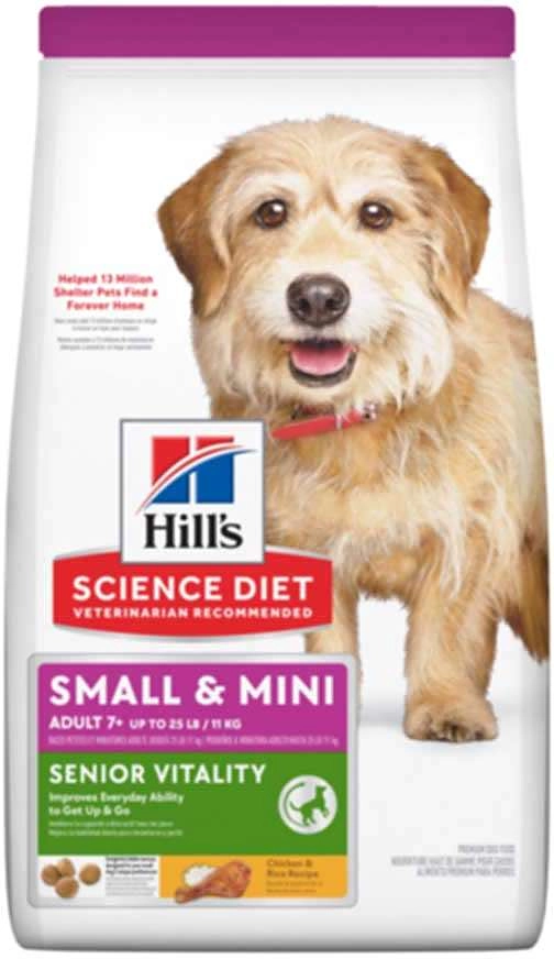 Ração Seca Hill's Science Diet Vitalidade Sênior Frango para Cães Idosos Porte Pequeno e Mini