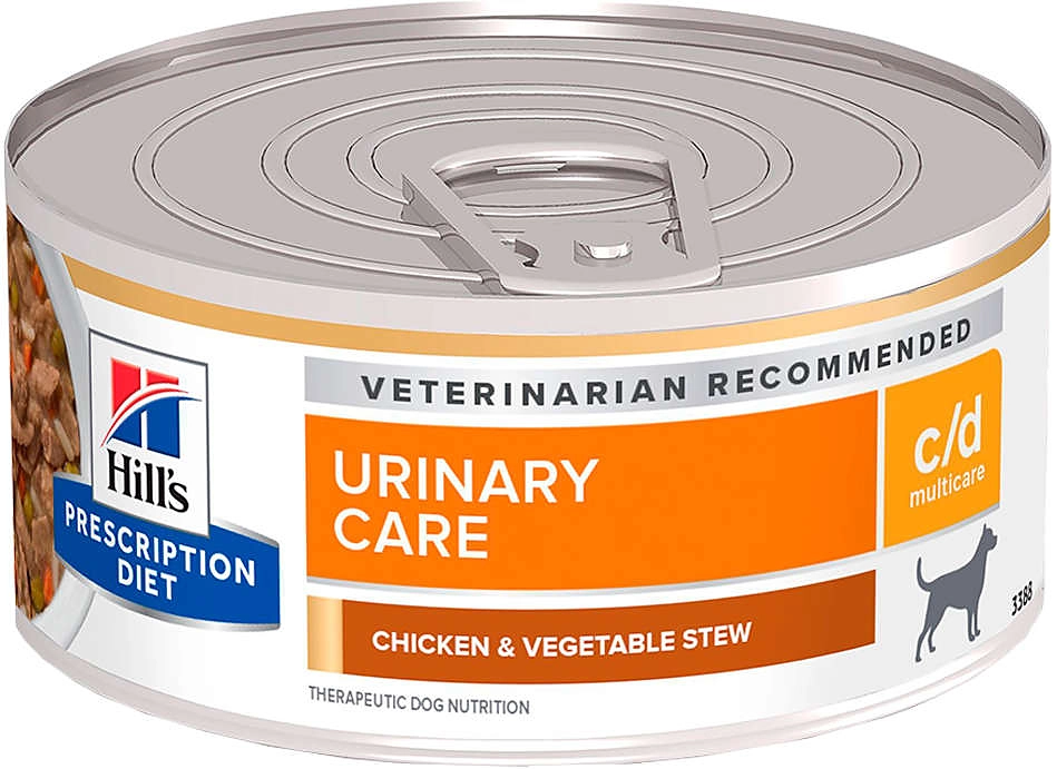 Ração Úmida Hill's Prescription Diet Lata c/d Cuidado Urinário para Cães
