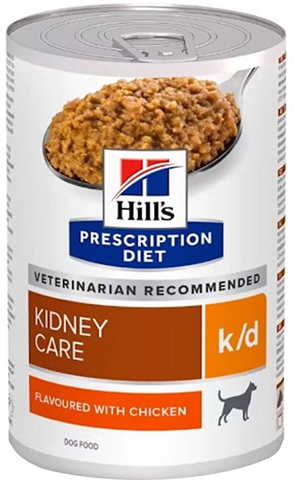 Ração Úmida Hill's Prescription Diet Lata k/d Cuidado Renal para Cães - 370 g