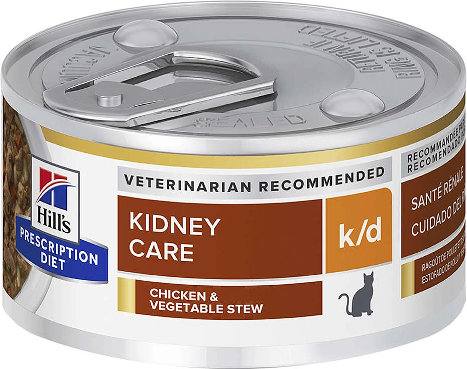 Ração Úmida Hill's Prescription Diet Lata k/d Cuidado Renal para Gatos