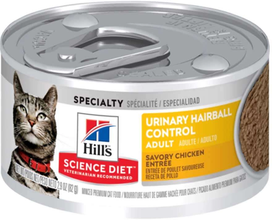 Ração Úmida Hill's Science Diet Cuidado Urinário e Bolas de Pelo Frango para Gatos Adultos
