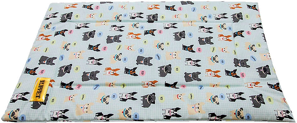Almofada Luppet Impermeavél Fina Azul Cachorrinho