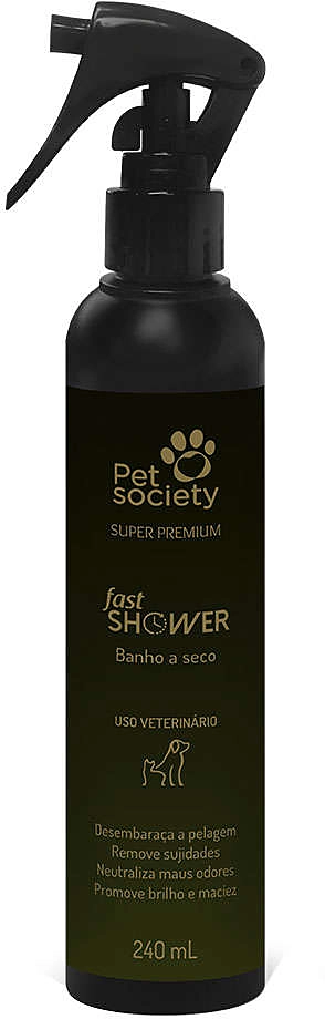 Banho a Seco Pet Society Fast Shower