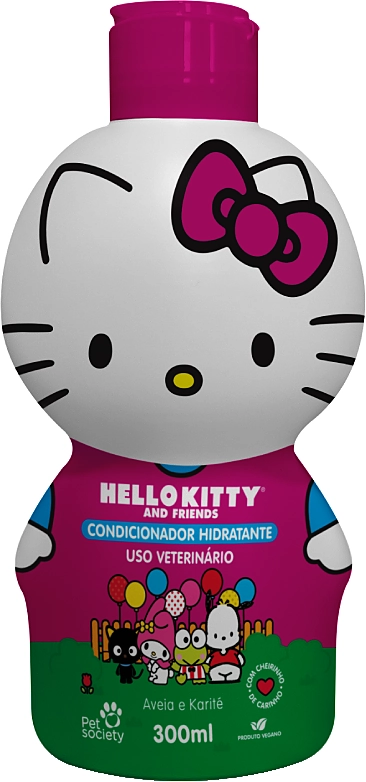 Condicionador Pet Society Hello Kitty Aveia e Karitê
