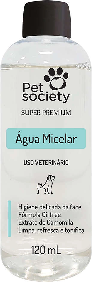 Higienizante Pet Society Água Micelar para Cães e Gatos