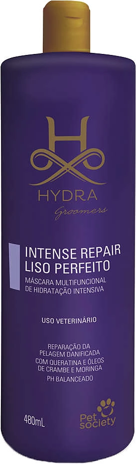 Máscara Multifuncional Pet Society Hydra Groomers Intense Repair Liso Perfeito