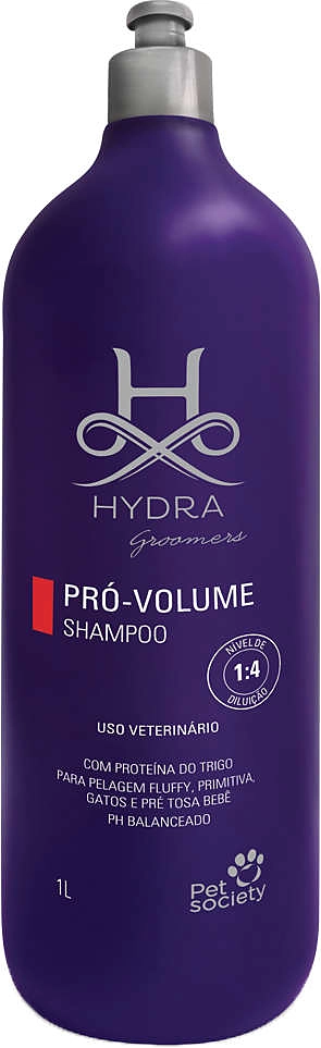 Shampoo Pet Society Hydra Groomers Pró-Volume