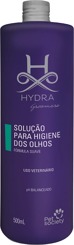 Solução Pet Society Hydra Groomers para Higiene dos Olhos