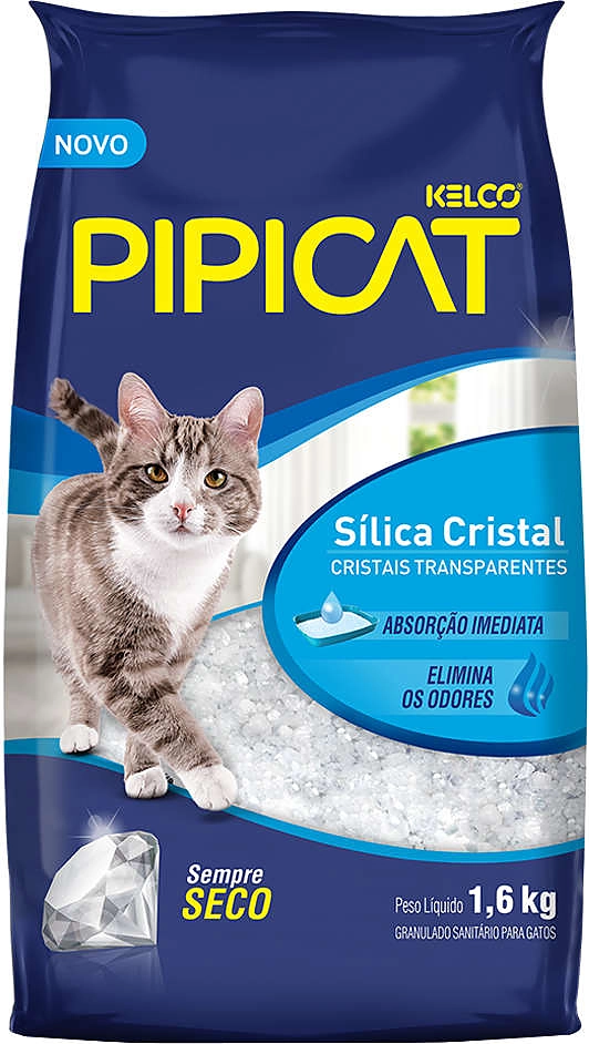 Areia Sanitária Kelco Pipicat Sílica Cristal