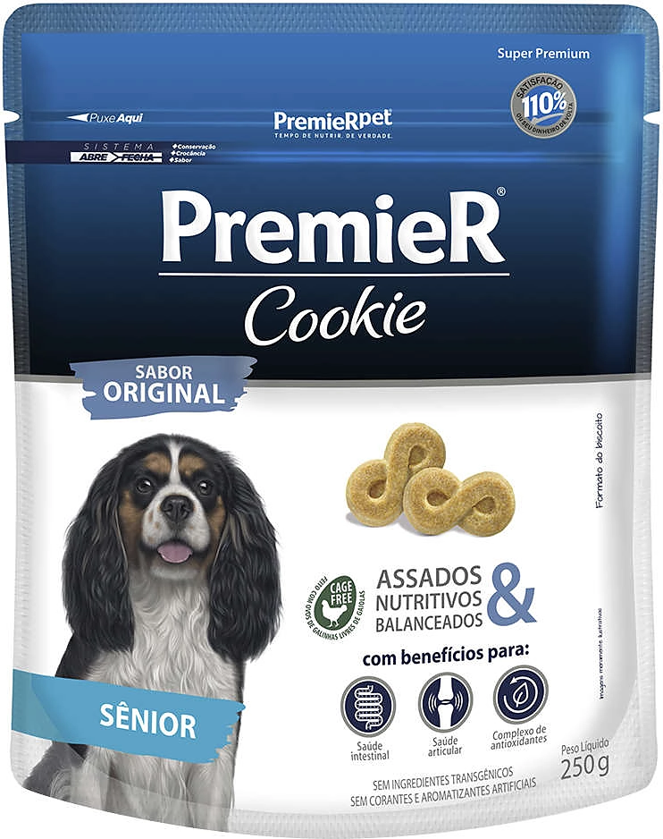 Biscoito PremieR Cookie para Cães Idosos Sabor Original