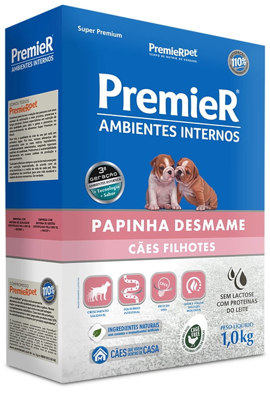 Premier Ambientes Internos Cães Filhotes Papinha Desmame