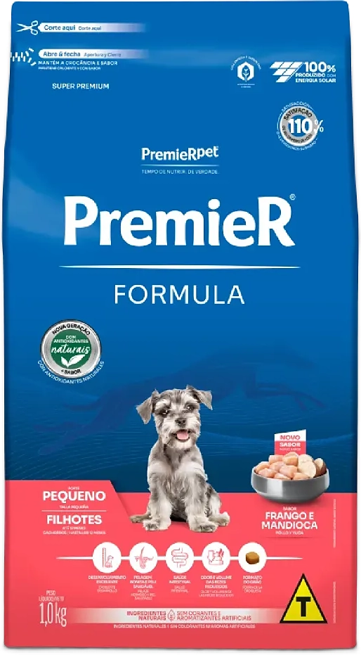 Ração Premier Pet Cães Filhotes Raças Pequenas
