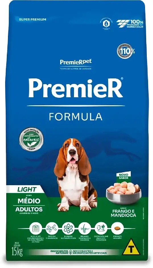 Ração Premier Pet Formula Cães Adultos Light