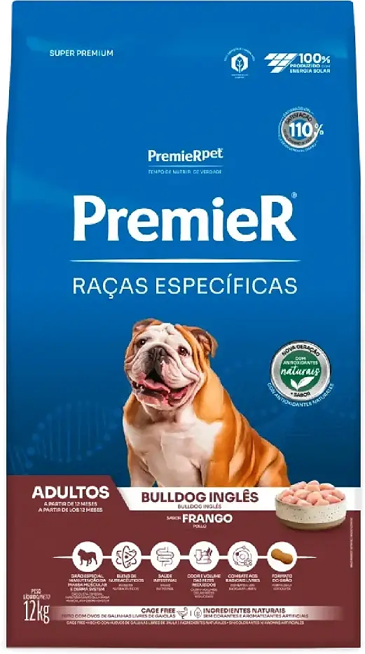 Ração Premier Pet Raças Específicas Bulldog Adulto